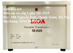 SD 2525 – BIẾN ÁP LIOA 1 PHA ĐIỀU CHỈNH 0V-250V